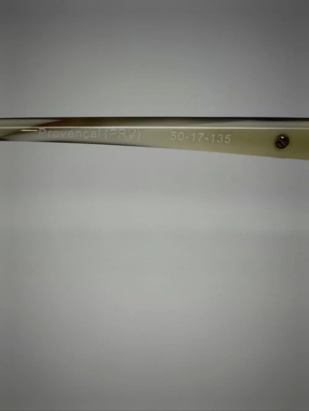 Lola. Vera Bradley Women's Semi-Rimless Glasses in Brown Matte. Small.